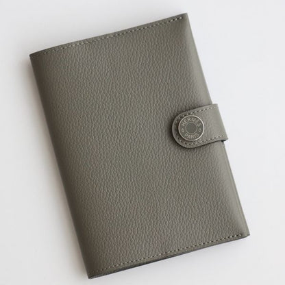 HERM R.M.S Passport Holder in Gris Meyer Evercolor Calfskin