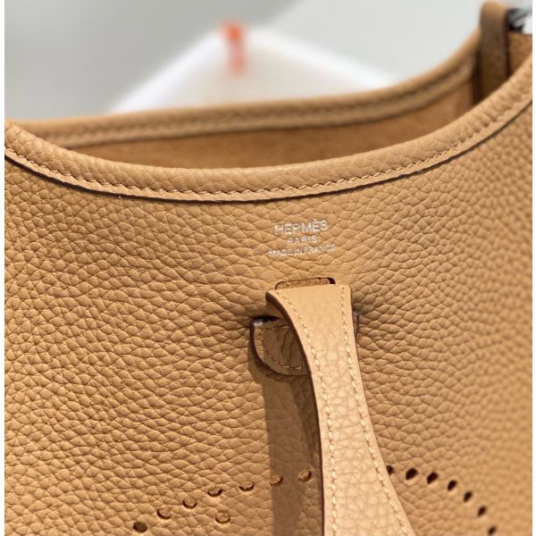 HERM Evelyne III TPM Bag In Chai Clemence Leather