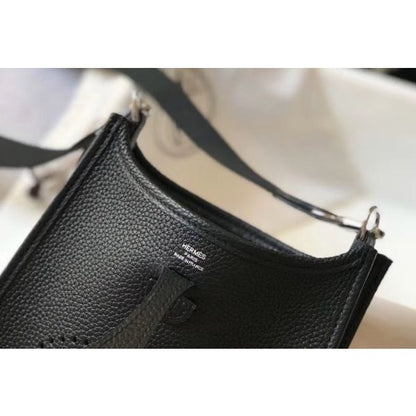 HERM Evelyne III TPM Bag In Black Clemence Leather