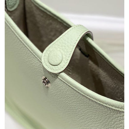 HERM Evelyne III TPM Bag In Vert Fizz Clemence Leather