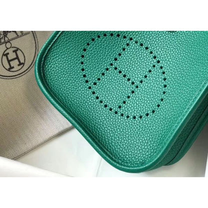 HERM Evelyne III TPM Bag In Vert Vertigo Clemence Leather