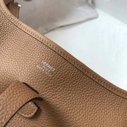 HERM Evelyne III 29 PM Bag In Trench Clemence Leather