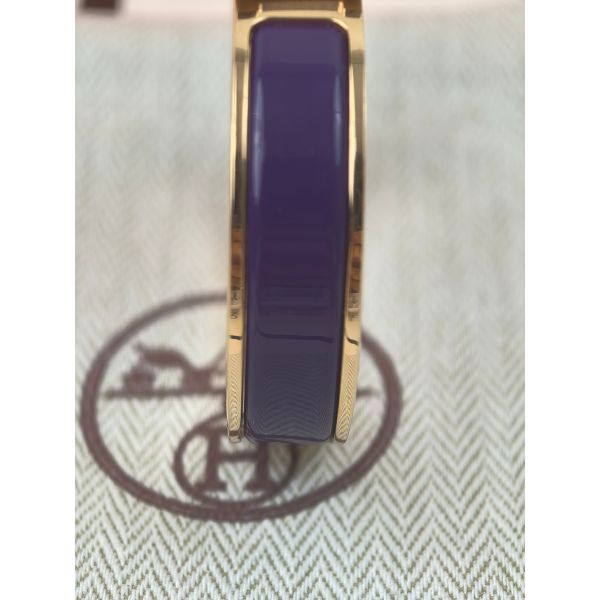 HERM Anemone Iris Enamel Clic H Bracelet