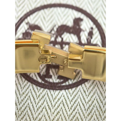 HERM Email Vert Enamel Clic H Bracelet