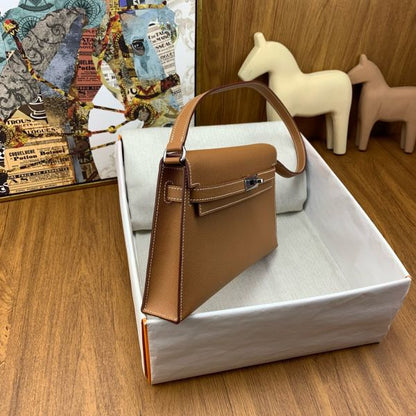HERM Kelly Elan Handmade Bag In Gold Epsom Leather