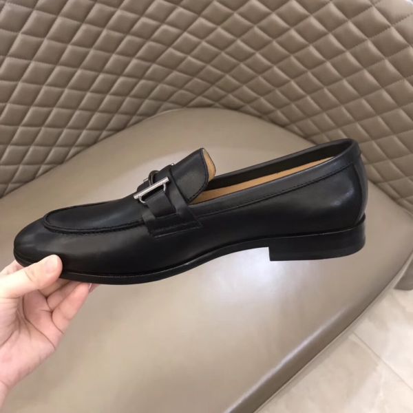 HERM Men's Sydney Loafers In Black Calfskin