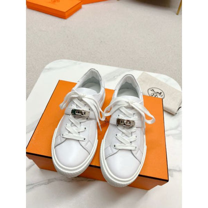 HERM Men's Day Sneakers in White Leather