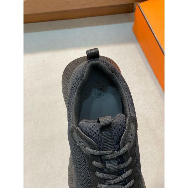HERM Heros Sneakers in Noir Technical Knit