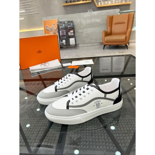 HERM Men's Get Sneakers in Multicolour Calfskin