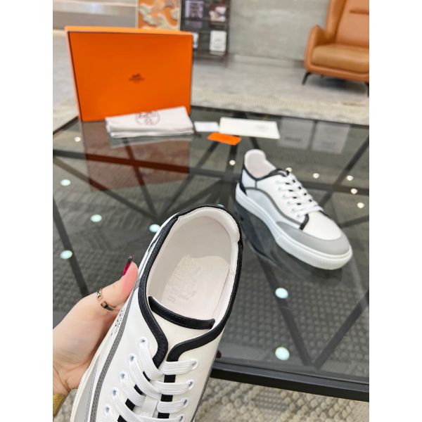 HERM Men's Get Sneakers in Multicolour Calfskin