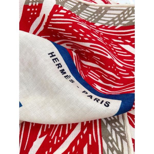 HERM Grenadine Cavalier en Formes Shawl 140
