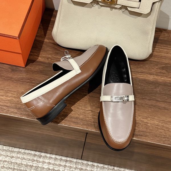 HERM Women's Destin Loafers in Multicolor Leather