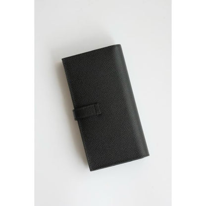HERM Bearn Long Handmade Wallet in All Black