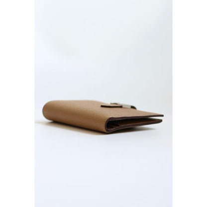 HERM Bearn Compact Handmade Wallet in Chai Epsom Calfskin