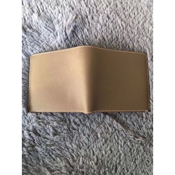 HERM Taupe MC¬≤ Copernic Compact Wallet