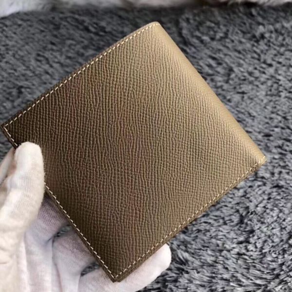 HERM Taupe MC¬≤ Copernic Compact Wallet