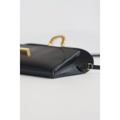 HERM Maillon To Go Wallet in Black Box Calfskin