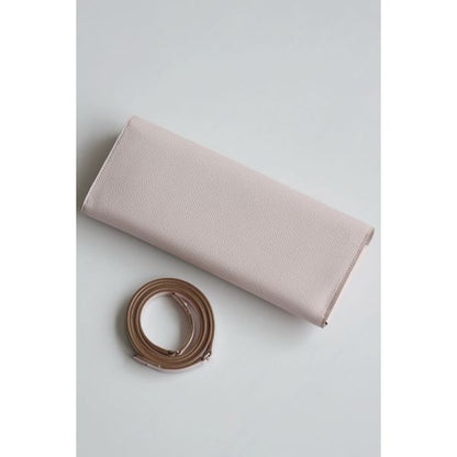 HERM Maillon To Go Wallet in Mauve Pale Epsom Calfskin