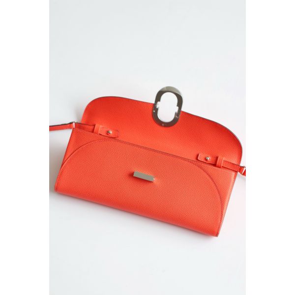 HERM Maillon To Go Wallet in Rose Jaipur Epsom Calfskin