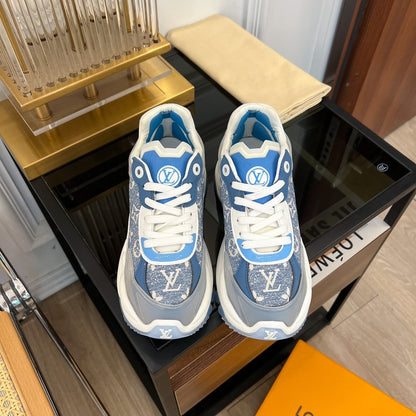 LV RUN 55 SNEAKER LIGHT BLUE