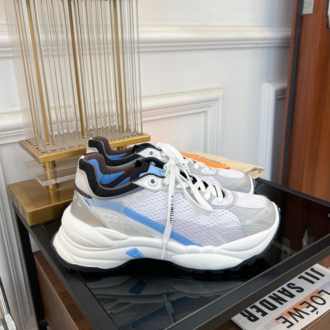 LV RUN 55 SNEAKER BLUE