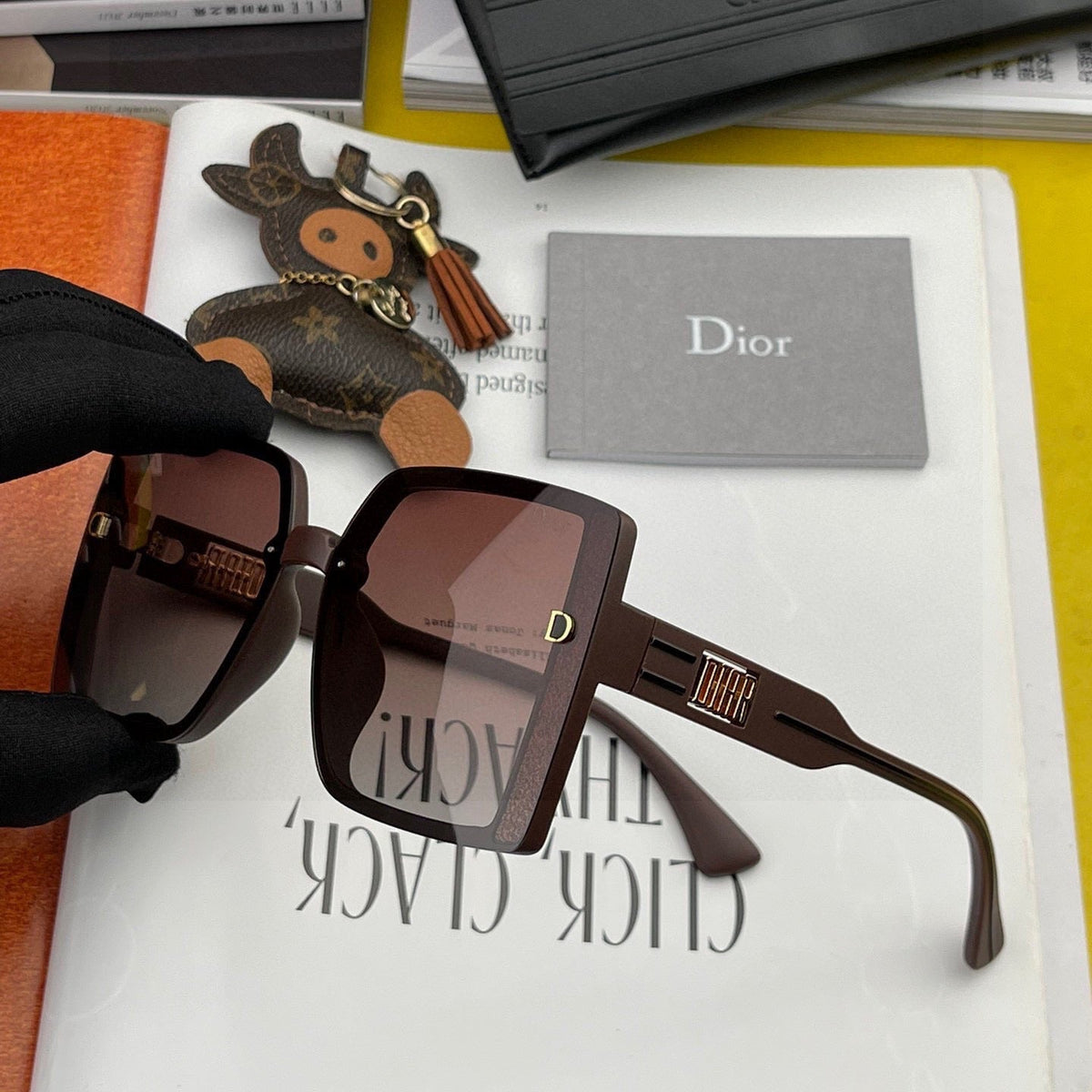 MONTAIGNE SQUARE SUNGLASS D5290 IN ACETATE