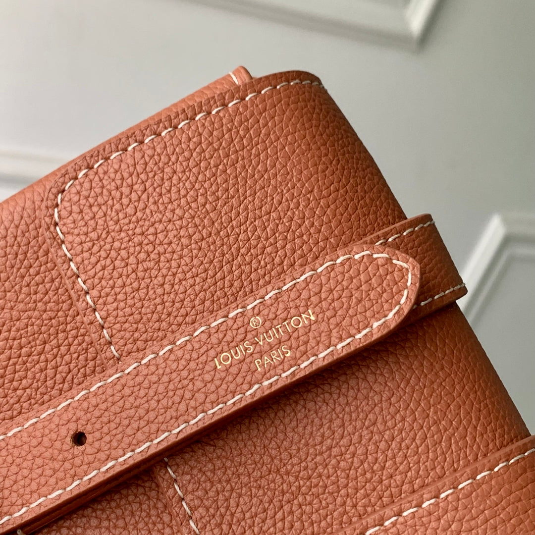 LOW KEY BAG 22 IN COGNAC BROWN CALFSKIN