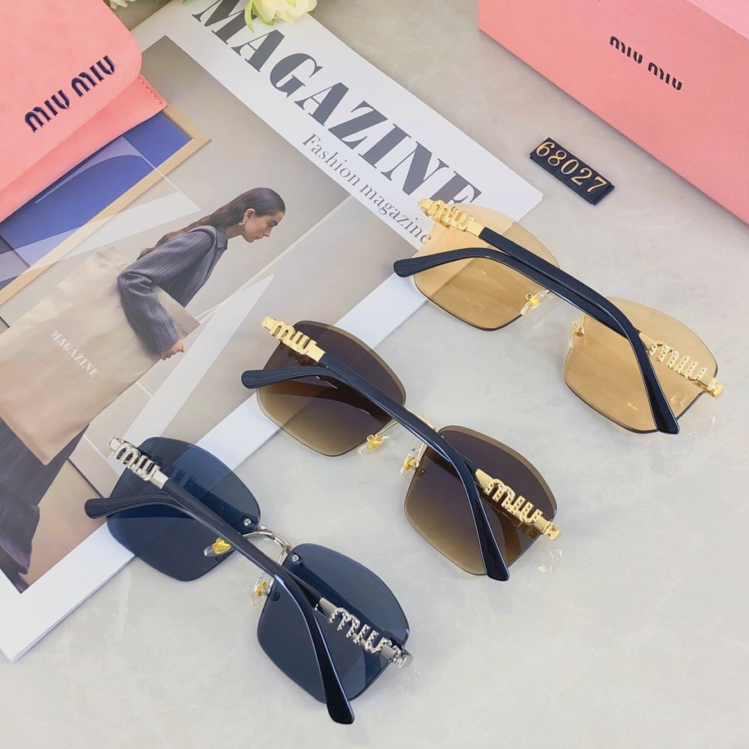RUNWAY SQUARE SUNGLASSES 503005 IN METAL