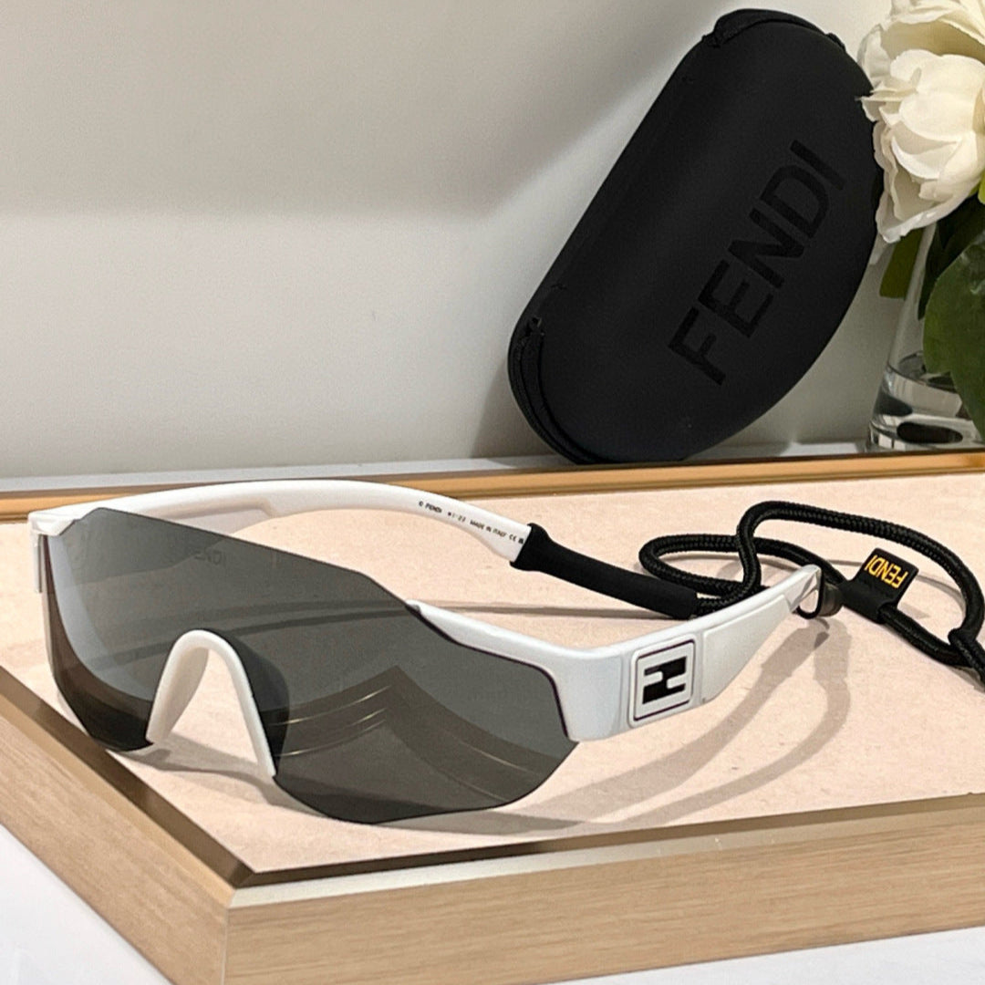 FF SQUARED VISOR FRAME SUNGLASSES FF40088U IN ACETATE