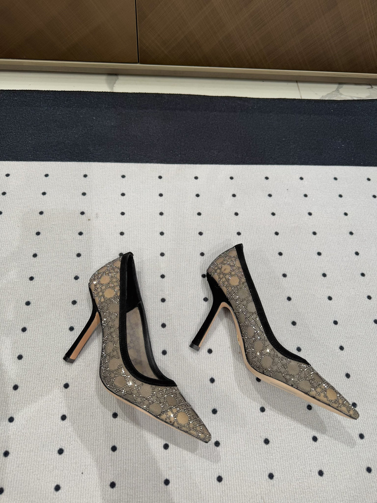 HIGH HEELS PUMP IN BLACK LAMB SUEDE 10 CM