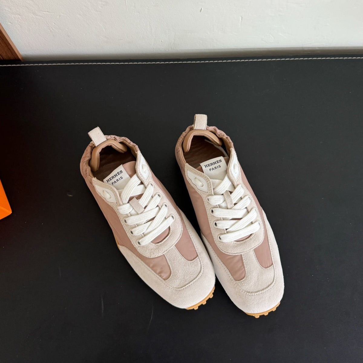 SKATEBOARD SHOES PASTEL PINK SUEDE