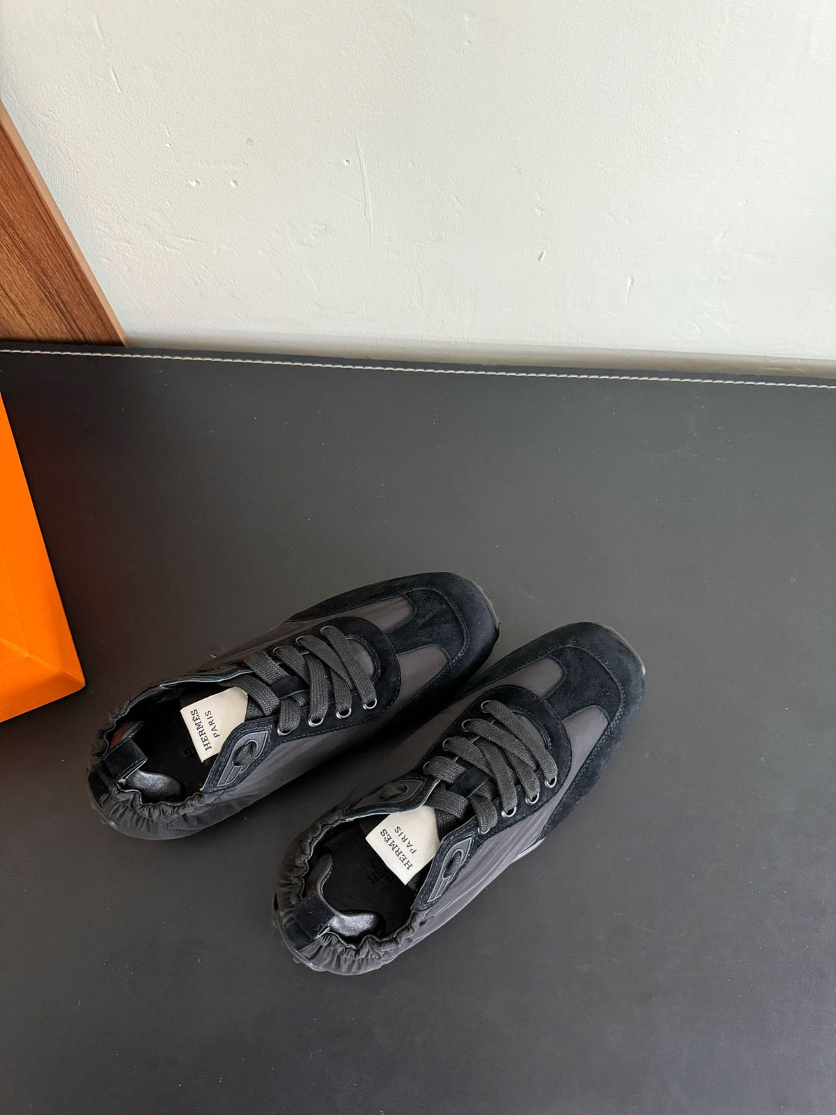 SKATEBOARD SHOES BLACK SUEDE
