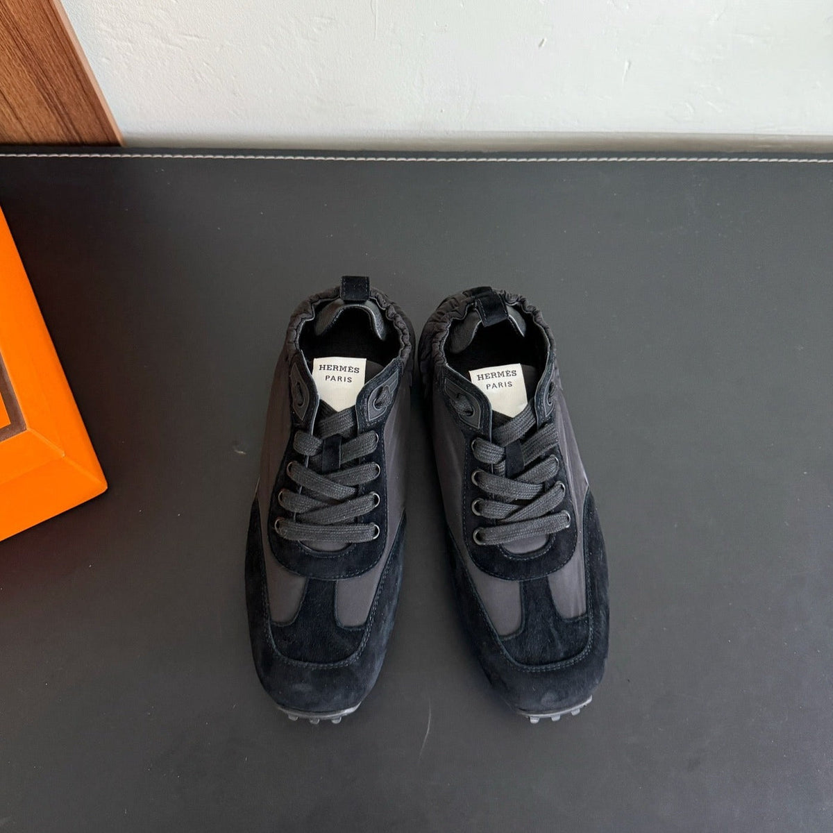 SKATEBOARD SHOES BLACK SUEDE