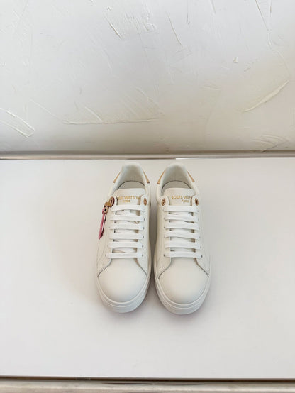 TIME OUT SNEAKER IN WHITE CALFSKIN