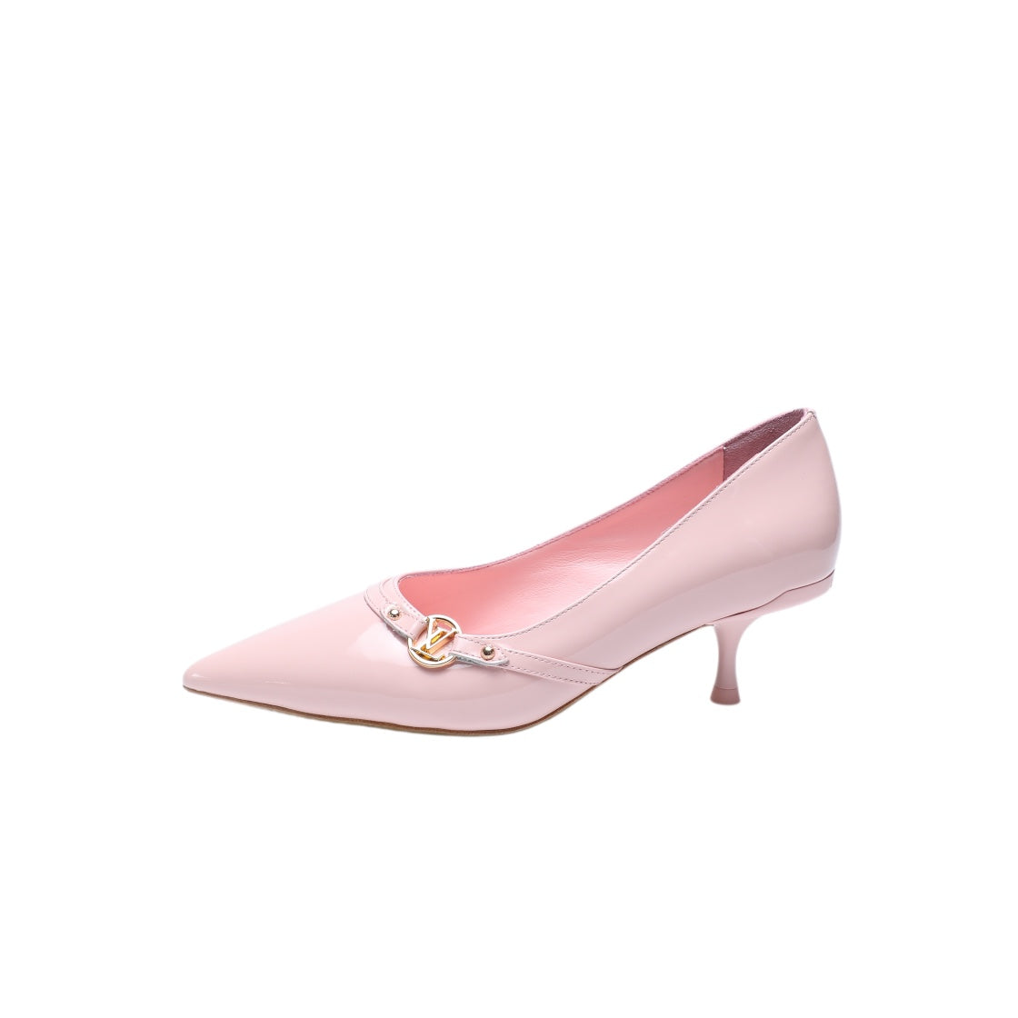 6AM HIGH HEELS 55 MM IN LIGHT PINK PATENT LAMBSKIN