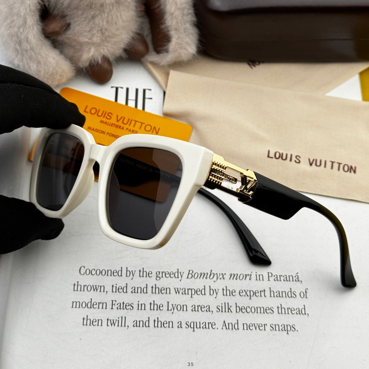 SQUARE SUNGLASSES L1551 IN ACETATE