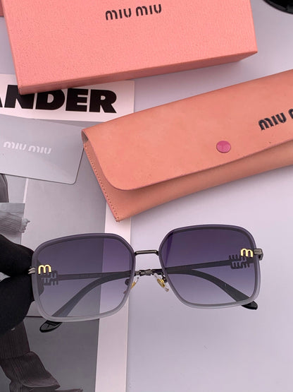 RUNWAY SQUARE SUNGLASSES M9407 IN METAL