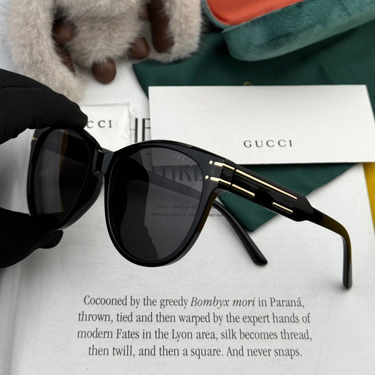 ROUND FRAME SUNGLASSES G6752 IN ACETATE