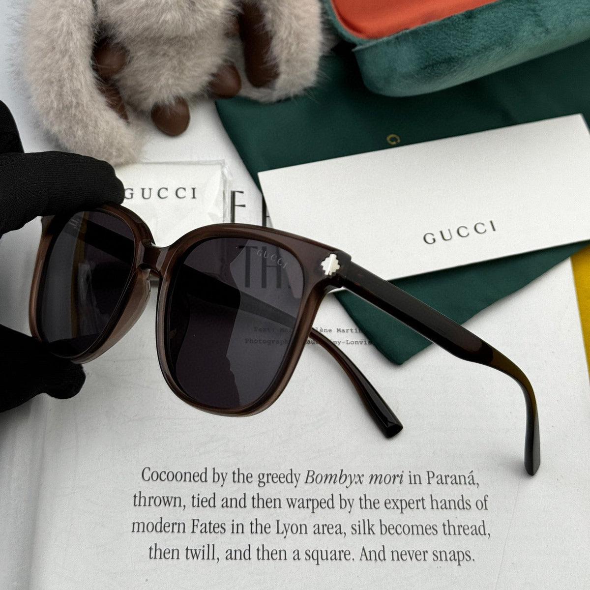 SQUARE FRAME SUNGLASSES G77722 IN ACETATE