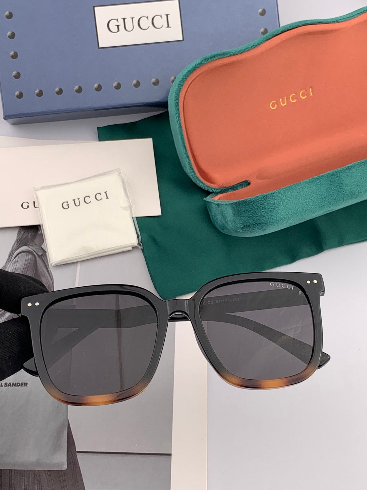 SQUARE FRAME SUNGLASSES G661 IN ACETATE