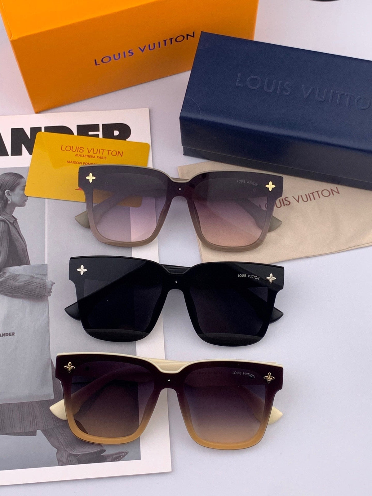 SQUARE ROUND SUNGLASSES L6303 IN ACETATE