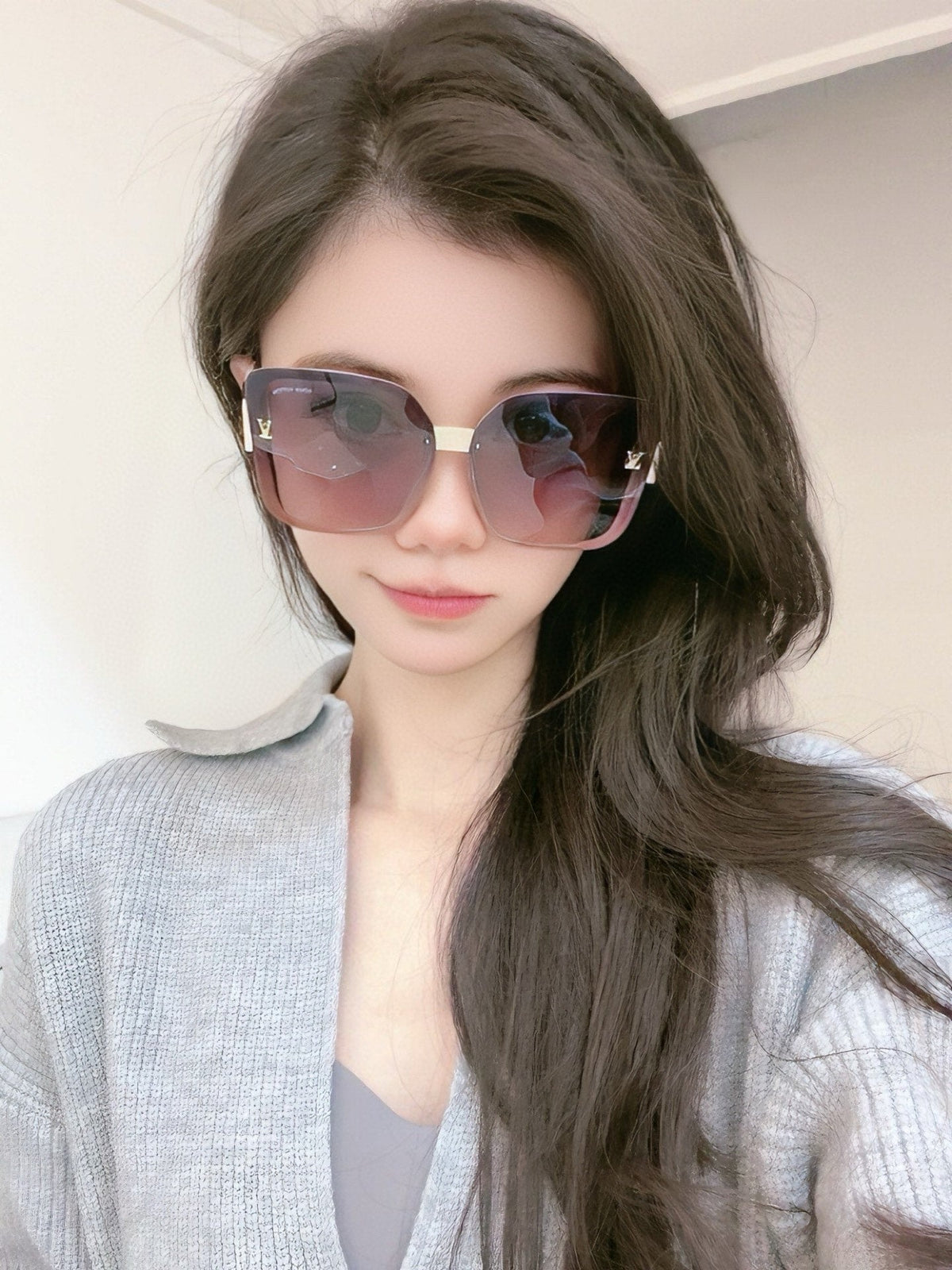 SQUARE SUNGLASSES L0992 IN ACETATE