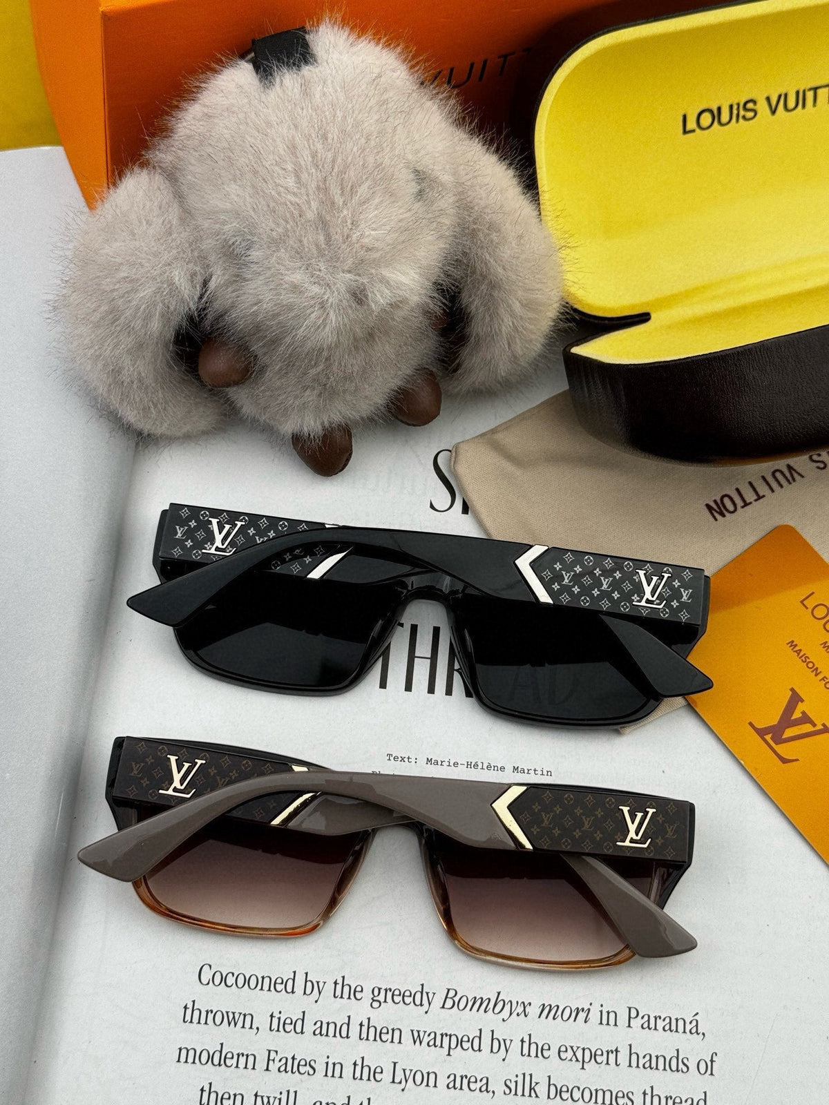 RECTANGLE MONOGRAM SUNGLASS L9550 IN ACETATE FRAME