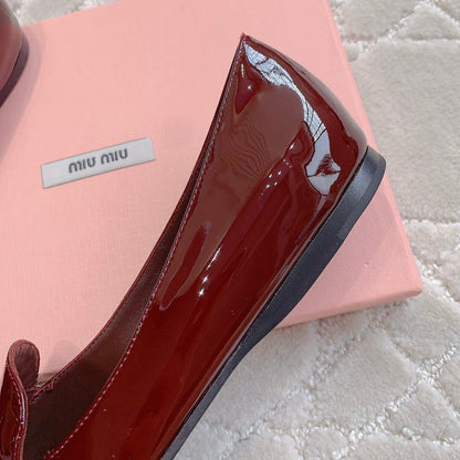 Reddish Brown Loafer Shoes Sheepskin