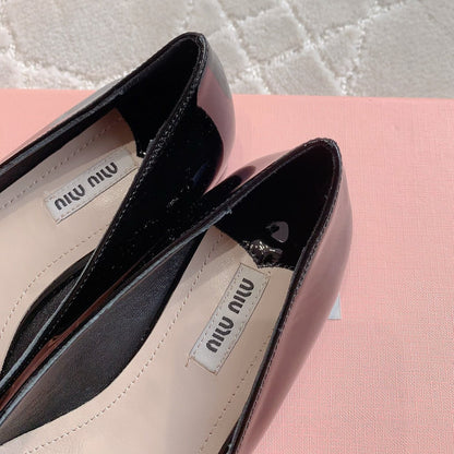 Black Loafer Shoes Sheepskin