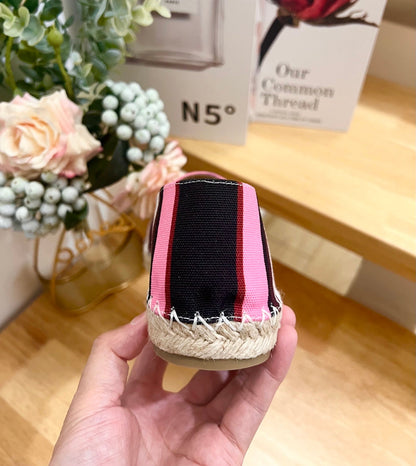 FLAT ESPADRILLE IN COLORFUL CANVAS 2 CM
