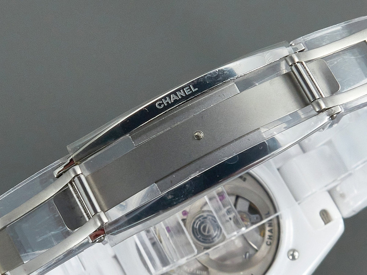J12 38mm Automatic 20Th Anniversary White Ceramic