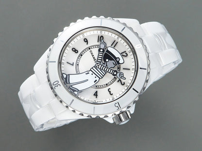 J12 38mm Mademoiselle Automatic White Ceramic