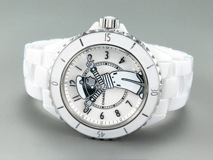 J12 38mm Mademoiselle Automatic White Ceramic
