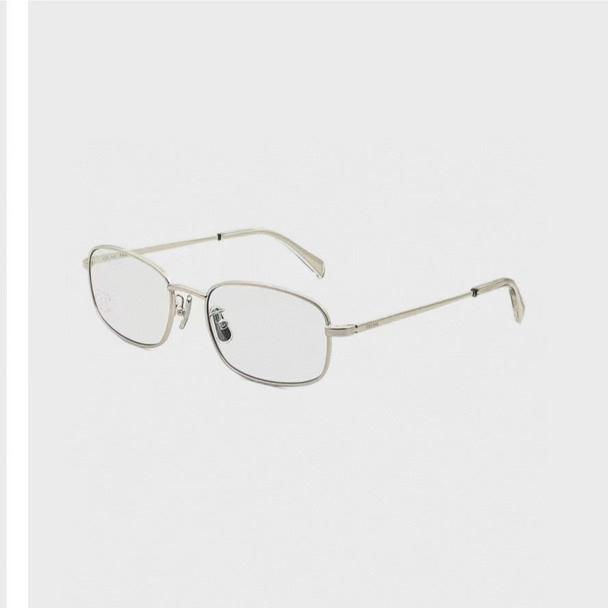 TRIOMPHE RHINESTONE SUNGLASS CL40285U IN METAL WITH CRYSTALS